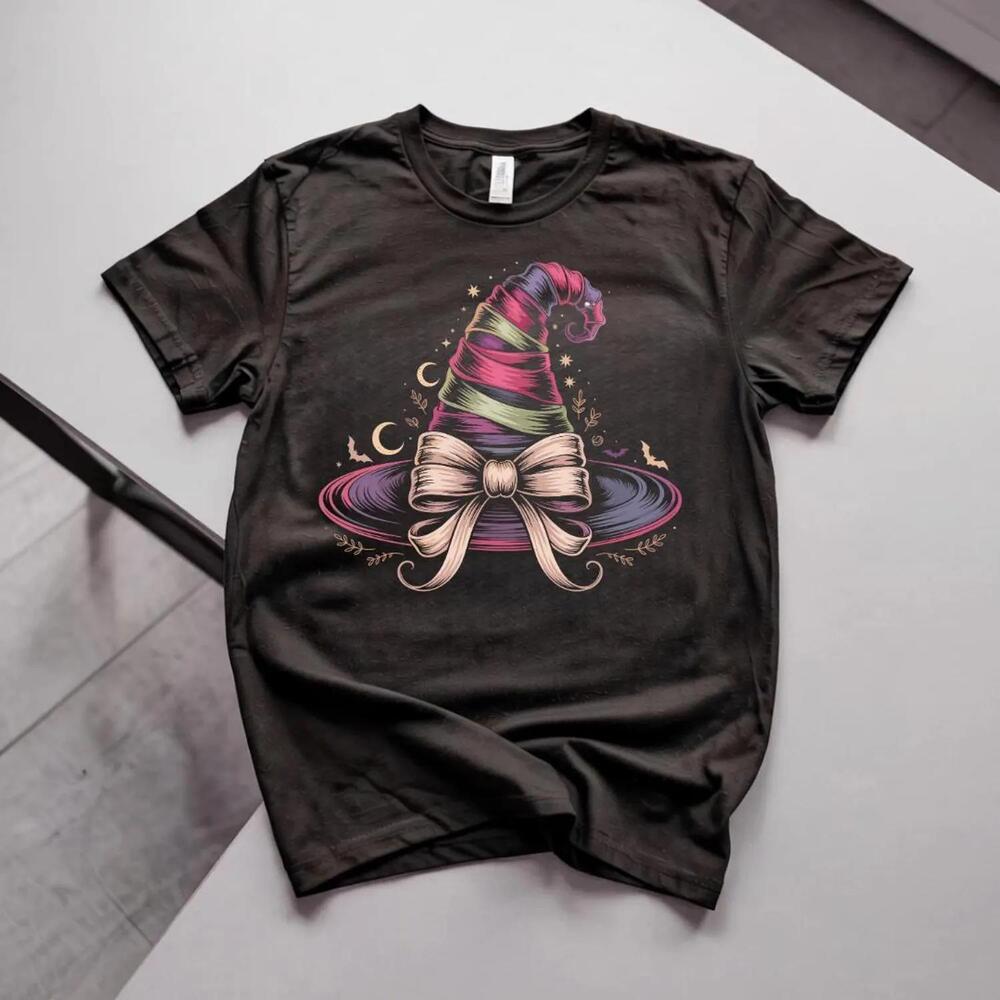 Ribbon Witch Hat Halloween Awareness Shirt, Support Tee